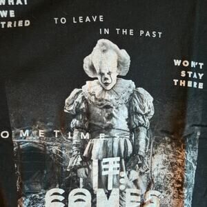IT Chapter 2 Pennywise Horror Movie Graphic T Shirt Black Medium Stephen King